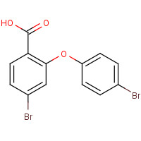 1099609-76-3 4-bromo-2-(4-bromophenoxy)benzoic acid chemical structure