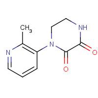 1253380-92-5 1-(2-methylpyridin-3-yl)piperazine-2,3-dione chemical structure