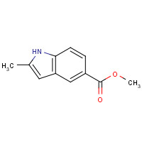 57663-18-0 methyl 2-methyl-1H-indole-5-carboxylate chemical structure