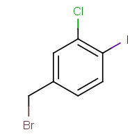 166386-59-0 4-(bromomethyl)-2-chloro-1-iodobenzene chemical structure