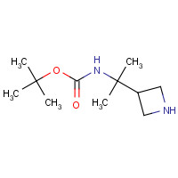 1333210-41-5 tert-butyl N-[2-(azetidin-3-yl)propan-2-yl]carbamate chemical structure