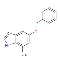 4792-65-8 7-methyl-5-phenylmethoxy-1H-indole chemical structure