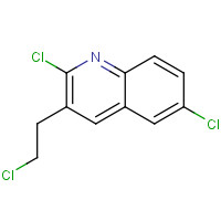 73930-68-4 2,6-dichloro-3-(2-chloroethyl)quinoline chemical structure