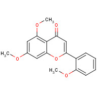 4308-57-0 5,7-dimethoxy-2-(2-methoxyphenyl)chromen-4-one chemical structure