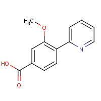 540497-38-9 3-methoxy-4-pyridin-2-ylbenzoic acid chemical structure