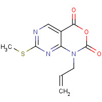 1253791-06-8 7-methylsulfanyl-1-prop-2-enylpyrimido[4,5-d][1,3]oxazine-2,4-dione chemical structure