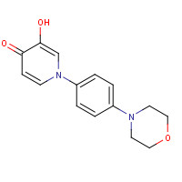 1333328-64-5 3-hydroxy-1-(4-morpholin-4-ylphenyl)pyridin-4-one chemical structure
