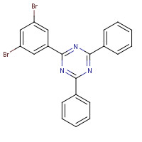 1073062-59-5 2-(3,5-dibromophenyl)-4,6-diphenyl-1,3,5-triazine chemical structure