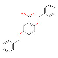67127-91-7 2,5-bis(phenylmethoxy)benzoic acid chemical structure