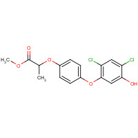 124992-48-9 methyl 2-[4-(2,4-dichloro-5-hydroxyphenoxy)phenoxy]propanoate chemical structure