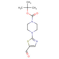 354587-77-2 tert-butyl 4-(5-formyl-1,3-thiazol-2-yl)piperazine-1-carboxylate chemical structure