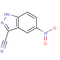 90348-29-1 5-nitro-1H-indazole-3-carbonitrile chemical structure