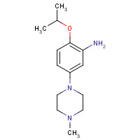1462951-05-8 5-(4-methylpiperazin-1-yl)-2-propan-2-yloxyaniline chemical structure