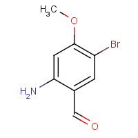 1036756-11-2 2-amino-5-bromo-4-methoxybenzaldehyde chemical structure