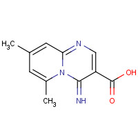 61559-91-9 4-imino-6,8-dimethylpyrido[1,2-a]pyrimidine-3-carboxylic acid chemical structure