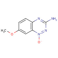 27238-35-3 7-methoxy-1-oxido-1,2,4-benzotriazin-1-ium-3-amine chemical structure