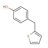91680-55-6 4-(thiophen-2-ylmethyl)phenol chemical structure