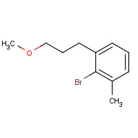 1122567-82-1 2-bromo-1-(3-methoxypropyl)-3-methylbenzene chemical structure