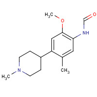 1462951-50-3 N-[2-methoxy-5-methyl-4-(1-methylpiperidin-4-yl)phenyl]formamide chemical structure