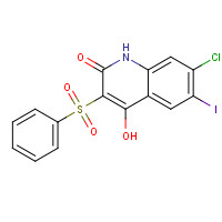 1398340-72-1 3-(benzenesulfonyl)-7-chloro-4-hydroxy-6-iodo-1H-quinolin-2-one chemical structure