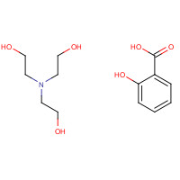 2174-16-5 2-[bis(2-hydroxyethyl)amino]ethanol;2-hydroxybenzoic acid chemical structure