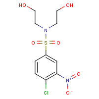 99187-76-5 4-chloro-N,N-bis(2-hydroxyethyl)-3-nitrobenzenesulfonamide chemical structure