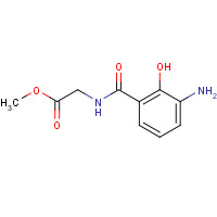 35821-29-5 methyl 2-[(3-amino-2-hydroxybenzoyl)amino]acetate chemical structure
