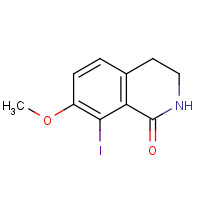 1616289-03-2 8-iodo-7-methoxy-3,4-dihydro-2H-isoquinolin-1-one chemical structure