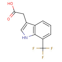 1019115-61-7 2-[7-(trifluoromethyl)-1H-indol-3-yl]acetic acid chemical structure