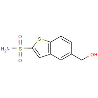 96803-63-3 5-(hydroxymethyl)-1-benzothiophene-2-sulfonamide chemical structure