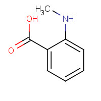 119-68-6 2-(methylamino)benzoic acid chemical structure