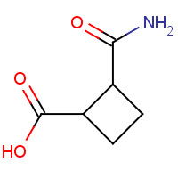 92116-88-6 2-carbamoylcyclobutane-1-carboxylic acid chemical structure