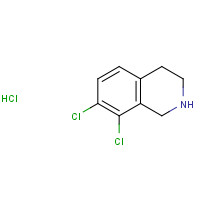 57987-77-6 7,8-dichloro-1,2,3,4-tetrahydroisoquinoline;hydrochloride chemical structure