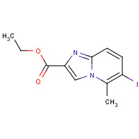 1167625-53-7 ethyl 6-iodo-5-methylimidazo[1,2-a]pyridine-2-carboxylate chemical structure