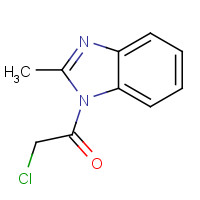 901346-69-8 2-chloro-1-(2-methylbenzimidazol-1-yl)ethanone chemical structure