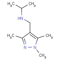 880361-69-3 N-[(1,3,5-trimethylpyrazol-4-yl)methyl]propan-2-amine chemical structure