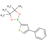 960116-25-0 4,4,5,5-tetramethyl-2-(4-phenylthiophen-2-yl)-1,3,2-dioxaborolane chemical structure