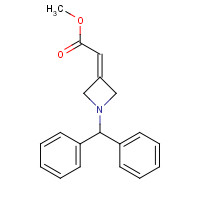 61890-01-5 methyl 2-(1-benzhydrylazetidin-3-ylidene)acetate chemical structure