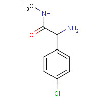 1357398-11-8 2-amino-2-(4-chlorophenyl)-N-methylacetamide chemical structure