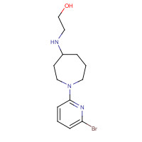 1312464-84-8 2-[[1-(6-bromopyridin-2-yl)azepan-4-yl]amino]ethanol chemical structure