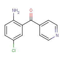 105192-42-5 (2-amino-5-chlorophenyl)-pyridin-4-ylmethanone chemical structure