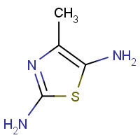 1076197-50-6 4-methyl-1,3-thiazole-2,5-diamine chemical structure