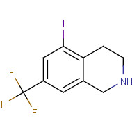 1187884-11-2 5-iodo-7-(trifluoromethyl)-1,2,3,4-tetrahydroisoquinoline chemical structure