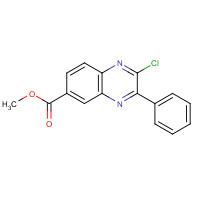 1383701-60-7 methyl 2-chloro-3-phenylquinoxaline-6-carboxylate chemical structure
