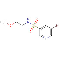 1010120-57-6 5-bromo-N-(2-methoxyethyl)pyridine-3-sulfonamide chemical structure