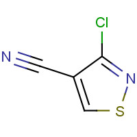 915395-41-4 3-chloro-1,2-thiazole-4-carbonitrile chemical structure