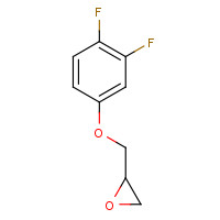 170876-51-4 2-[(3,4-difluorophenoxy)methyl]oxirane chemical structure
