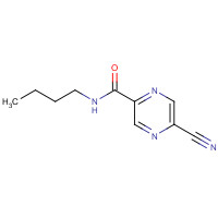 138560-53-9 N-butyl-5-cyanopyrazine-2-carboxamide chemical structure