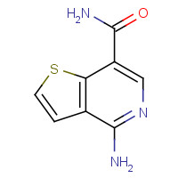55040-50-1 4-aminothieno[3,2-c]pyridine-7-carboxamide chemical structure