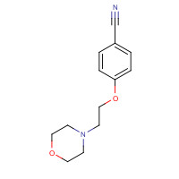 34334-04-8 4-(2-morpholin-4-ylethoxy)benzonitrile chemical structure